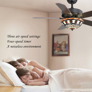 <span class=keywords><strong>Ventilateur</strong></span> de plafond en bois de 52 pouces, 5 pales en bois, <span class=keywords><strong>lustre</strong></span> de <span class=keywords><strong>ventilateur</strong></span> en cristal et moteur à courant alternatif, télécommande de luxe <span class=keywords><strong>LED</strong></span> moderne - Product Image 5
