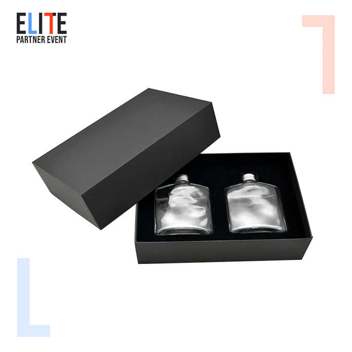 Wholesale Black Hard Paper Cosmetic Packaging Empty Rigid Perfume Box ...