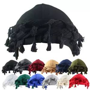 Turbante para hombre, trenzas de ondas de cúpula, gorro suave con forro de satén, turbante musulmán, gorro para el pelo, tocado transpirable - Product Image 1
