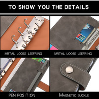 Tracker de stockage d'argent Journal A5 A6 planificateur de Budget classeur avec enveloppes classeur livre d'épargne d'argent