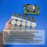 Autocollant antimagnétique de blindage EMI, blocage des micro-ondes, ferrite pour dispositif de surveillance médical portable anti-interférence