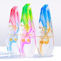 Medalla de Cristal Grabada a Mano, Transparente, para Eventos Deportivos, Souvenir Corporativo de Diseño Libre, Excelente