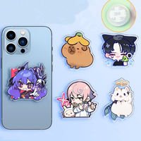 Op maat gemaakte acryl telefoonhouder met magnetische kleeflaag, logo, mobiele houder, standaard, thermische transferdruk, hete-stempeling