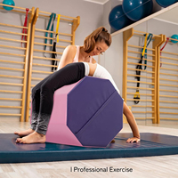Colchoneta octogonal de espuma de PVC para gimnasia, entrenamiento de giros, flexiones y saltos.