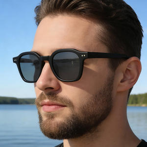 Lunettes de soleil carrées pour hommes ZT-99304, verres PC UV400, monture noire en plastique et métal, protection solaire classe 2 pour usage extérieur - Product Image 5
