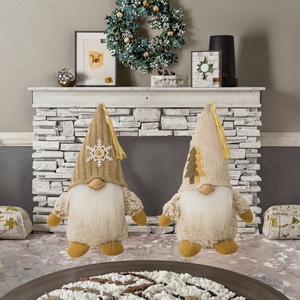 2024 New Style Cloth Christmas Decoration Faceless Dwarf Doll 21x13cm for Holiday <b>Home</b> Table Ornaments - Product Image 3