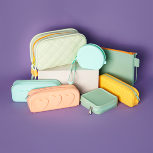 Monedero Pequeño Personalizado, Estuche de Silicona para Lápices, con Cierre de Cremallera, Accesorio de Maquillaje para Dama - Product Image 1