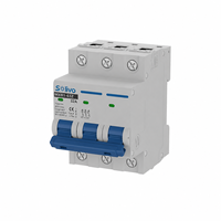 Disjoncteur solaire DC Solivo MXB1-63Z 1000V 6A-63A 6kA avec protection Li PA66 Cuivre pour boîtier de combinaison PV et stockage d'énergie