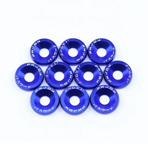 Nhiều màu nhôm OEM cầu vồng màu M6 Fender chìm máy giặt với vít Kit cho xe - Product Image 2