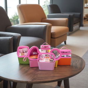 Ingrosso a forma di cuore Custom chiusura con cerniera grandi custodie olografiche alla moda per rossetto regalo per ragazze borsa trucco cosmetico - Product Image 5