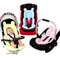 Insert de siège auto pour bébé, coussin de poussette doux et respirant pour nourrissons, doublure universelle confortable pour poussettes et sièges auto de sécurité