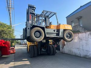 Chariot élévateur diesel hydraulique d'origine japonaise TCM 10/15/16/20/25 tonnes, hauteur de levage de 4,5 m, moteur Mitsubishi Komatsu, déplacement latéral - Product Image 3