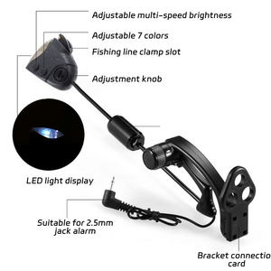 탑 라인 태클 잉어 낚시 태클 세트 조명 방수 낚시 스윙 어 변경 가벼운 색상 제어 금속 구리 - Product Image 5