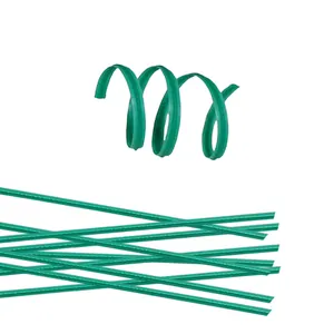 High Quality Good Selling Garden Plastic Coated Twist Wire Pe Pvc Plastic Coated Single Metal Wire Twist Tie Wire