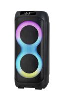 JBR-1020 Enceintes d'extérieur puissantes et abordables avec télécommande, batterie rechargeable 4500 mAh, FM, TWS et deux microphones sans fil pour la maison