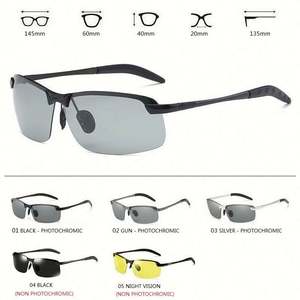 Gafas de Sol Polarizadas Fotocromáticas con Lentes Amarillas para Visión Nocturna, para Hombre y Mujer, de Moda, Gran Venta - Product Image 5