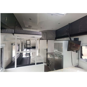 <span class=keywords><strong>Prix</strong></span> bon marché de l'usine <span class=keywords><strong>camping</strong></span>-cars hors route caravanes Rv remorque de voyage fabriqués en Chine - Product Image 2
