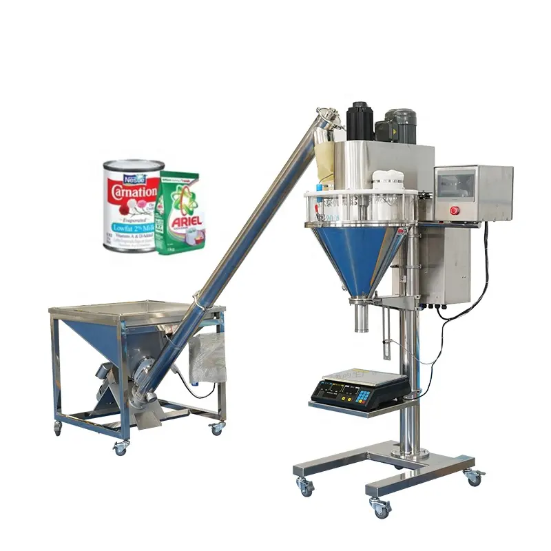 semi automatic sachet/bottle cosmetic chemical coffee powder filling machine with good price for factory