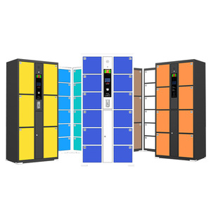 智能电子储物柜钢超市locoker商场条码刷卡指纹储物柜 - Product Image 4