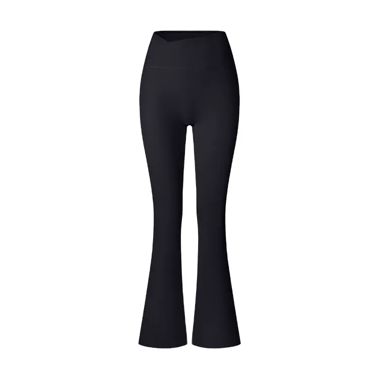Slim Flared Pants Outdoor Casual Yoga Flared Sweatpants Custom Sports Fitness Yoga Leggings High Waist Flared Leggings for Women