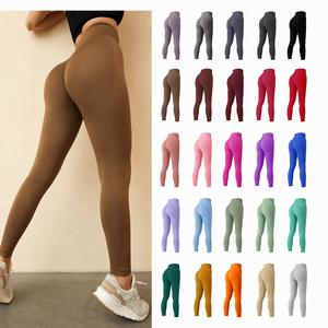 <span class=keywords><strong>Leggings</strong></span> da Yoga a Vita Alta <span class=keywords><strong>Effetto</strong></span> Nudo per Donna, per Pilates, Corsa, Fitness, Sollevamento Glutei, Controllo Pancia, Senza Cuciture - Product Image 2