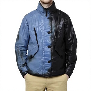 Custom Logo <b>Heat</b> Thermochromic Water Reactive <b>Jacket</b> Street Wear Windbreaker <b>Jacket</b> Zipper Closure Casual Hip Hop - Product Image 1