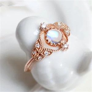 Eleganti Anelli per Coppie Ispirati alla Luce Lunare, Gioielli Minimalisti a Doppio Anello, Accessori Moda per Donne - Product Image 4