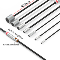Sensor Proximitas Induktif SE-O30N1 dengan Amplifier Terintegrasi, Jarak Deteksi 0.6mm, NPN, IP67, Tipe Silinder