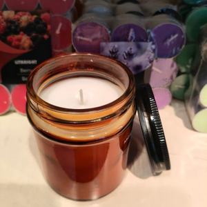 โถเทียนหอมที่มีกลิ่นหอมยาวนานมากเทียนไขถั่วเหลืองเทียนแก้วเทียนสไตล์ที่สมบูรณ์แบบสำหรับตกแต่งบ้านของคุณ - Product Image 1