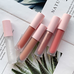 Глянцевый розовый блеск для губ высокого качества с логотипом на заказ, фирменный блеск для губ для веганцев - Product Image 5