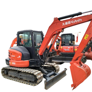 Top marque Japon KUBOTA KX165 occasion mini pelle 5 tonnes EPA CE certificat d'occasion pelle domestique à bas prix - Product Image 1