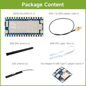 Carte de développement Waveshare ESP32-S3 LoRa intégrant une puce RF LR1121 de troisième génération, prend en charge la communication sans fil LoRa Sub-GHz/2.4GHz K573 - Product Image 5