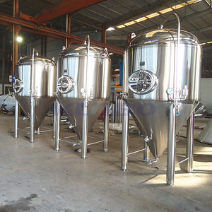 ถังหมักเบียร์สแตนเลส ถังไวน์ เครื่องจักรแปรรูปเครื่องดื่มไวน์ - Product Image 1