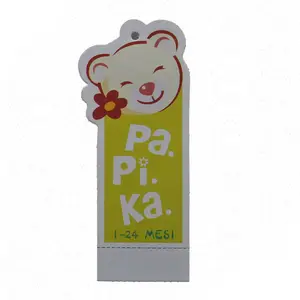 Papel reciclado marca nombre impreso Swing Ticket para niños ropa - Product Image 1