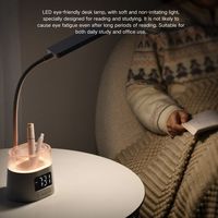 Lampe de bureau/table LED moderne et intelligente rechargeable par USB avec commande tactile, design écologique pour chambre et bureau