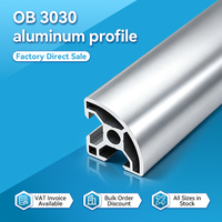 Profilé en aluminium extrudé industriel 3030R, coin 30R, profilé en aluminium semi-circulaire pour cadre d'équipement d'automatisation