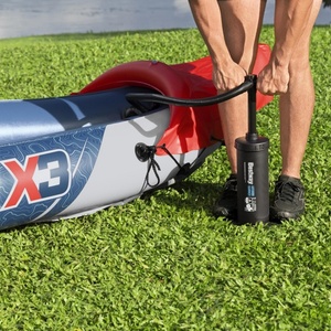 Kayak gonflable double à fond brossé pour la compétition, canoë pliable, kayaks de rafting, planche à pagaie récréative, pêche - Product Image 6