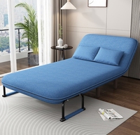 Sofá Cama Plegable Multifuncional de 2 Plazas para Sala de Estar de Tela al por Mayor del Fabricante
