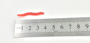 3.5cm 100 pièces/sac Simulation truite ver ver de terre leurre souple Isca leurre de pêche artificiel ver de vase <span class=keywords><strong>Grub</strong></span> ver doux leurre de pêche B - Product Image 5