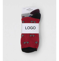 Emballage personnalisé pour chaussettes avec carte en papier, vente en gros de 2 paires de chaussettes avec étiquettes de fermeture à la taille, emballages de chaussettes OEM pour les marques