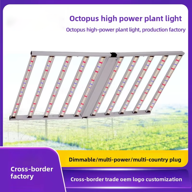 Guangdong High-Power Full-Spectrum LED Plant Grow Lights 4x6 Ft Greenhouse Supplemental Lighting 1200W LM281B Factory Direct