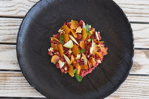 Bottarga Selection Sarda Sapori Made In Italy Mullet Roe 12/14 Amélioration Culinaire Emballage Sous Vide Certifié HACCP 200-250g - Product Image 4