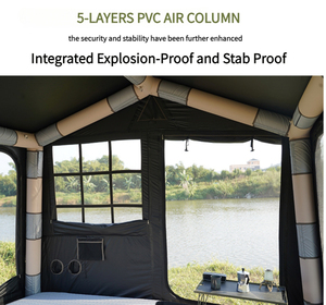 <span class=keywords><strong>2025</strong></span> glamping nhà du lịch không thấm nước 4 mùa bên gia đình <span class=keywords><strong>Inflatable</strong></span> cắm trại lều - Product Image 4