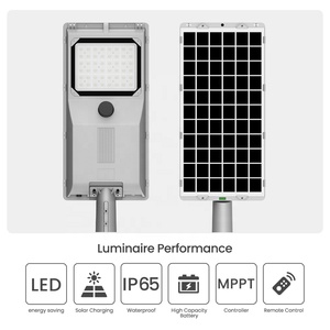 Réverbère solaire commercial extérieur de l'autoroute 200LM/<span class=keywords><strong>W</strong></span> IP65 avec l'énergie solaire et de batterie de 15W/20W LED - Product Image 2