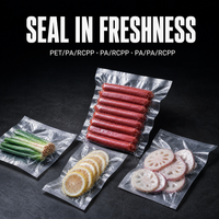 Sacs sous vide gaufrés transparents multi-tailles, résistants à l'humidité, pour l'emballage de saucisses, viandes et fruits - Vente en gros