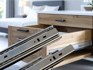 Cajón de rodamiento de bolas de extensión completa de 36mm, riel Chapado en Zinc de carga pesada para armarios de herramientas de cocina, montaje lateral, carga de 35kg - Product Image 6