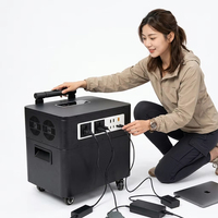 Centrale Électrique Portable 3500W 3046Wh à Onde Sinusoïdale Pure, Générateur Solaire, Stockage d'Énergie pour Utilisation Extérieure