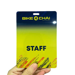 Badges d'événement en PVC personnalisés, cartes d'identité en plastique avec photo, badges nominatifs pour le personnel, badges d'identification pour employés, badges d'inscription économiques - Product Image 2