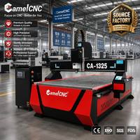 Machine de fraisage CNC pour le travail du bois CA-1212 1313 1515 à prix avantageux, broche 3.2kw 24000rpm, table à vide