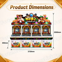 Machine de pousse-pièces thème Western Cowboy, très rentable, 4 joueurs, pour centre de divertissement